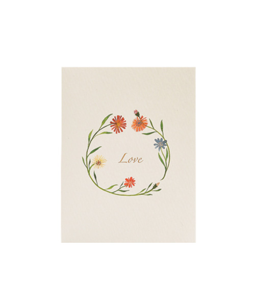 Flower Mini Card - Love