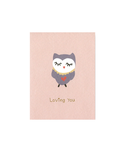 M Card - Owl loving you