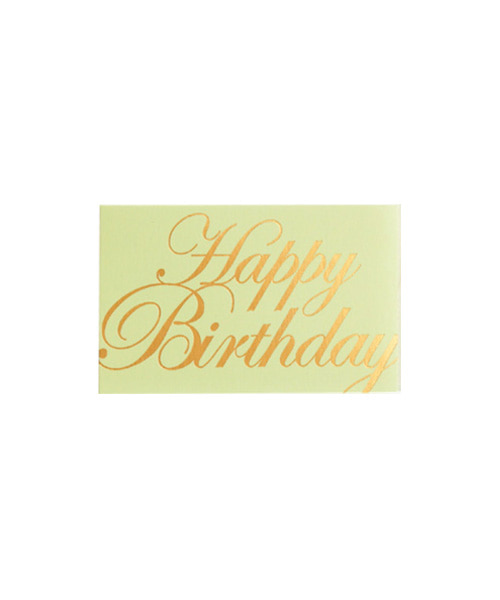 MINI CARD C-Happy Birthday(mint)
