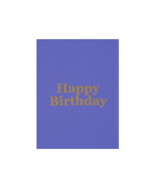 M Card - Birthday (Purple)