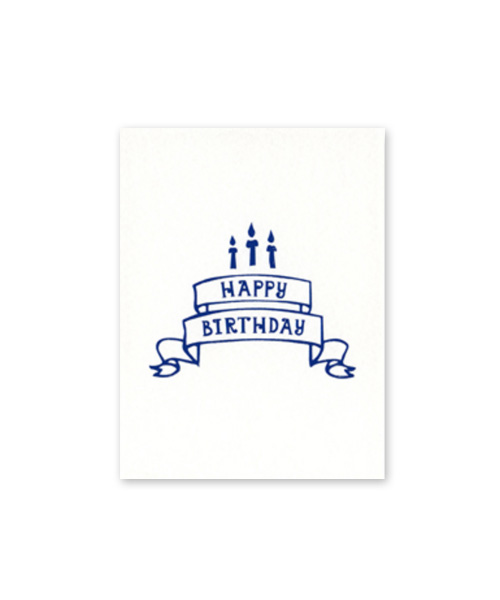 M Card - BLUE Birthday